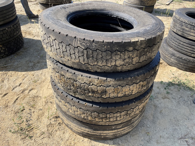 (4) 11R-22.5 tires